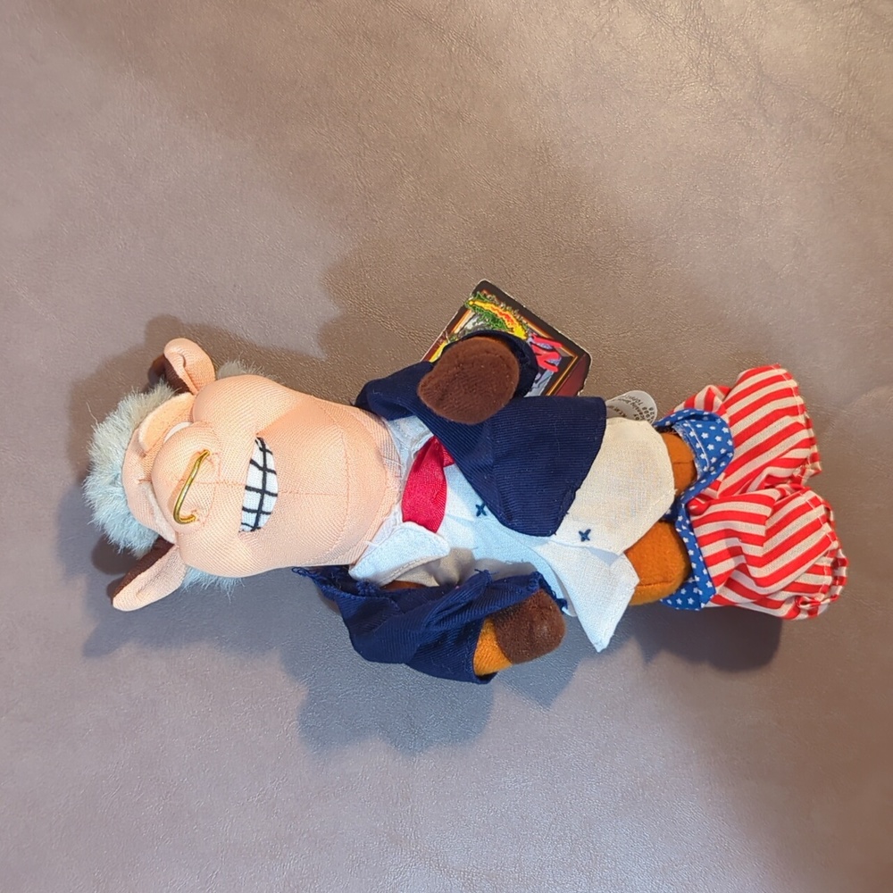 Lot of 1997 1998 Meanies Boris Mucousaurus Splat in hat Bull Clinton Cold Turkey - Picture 10 of 15